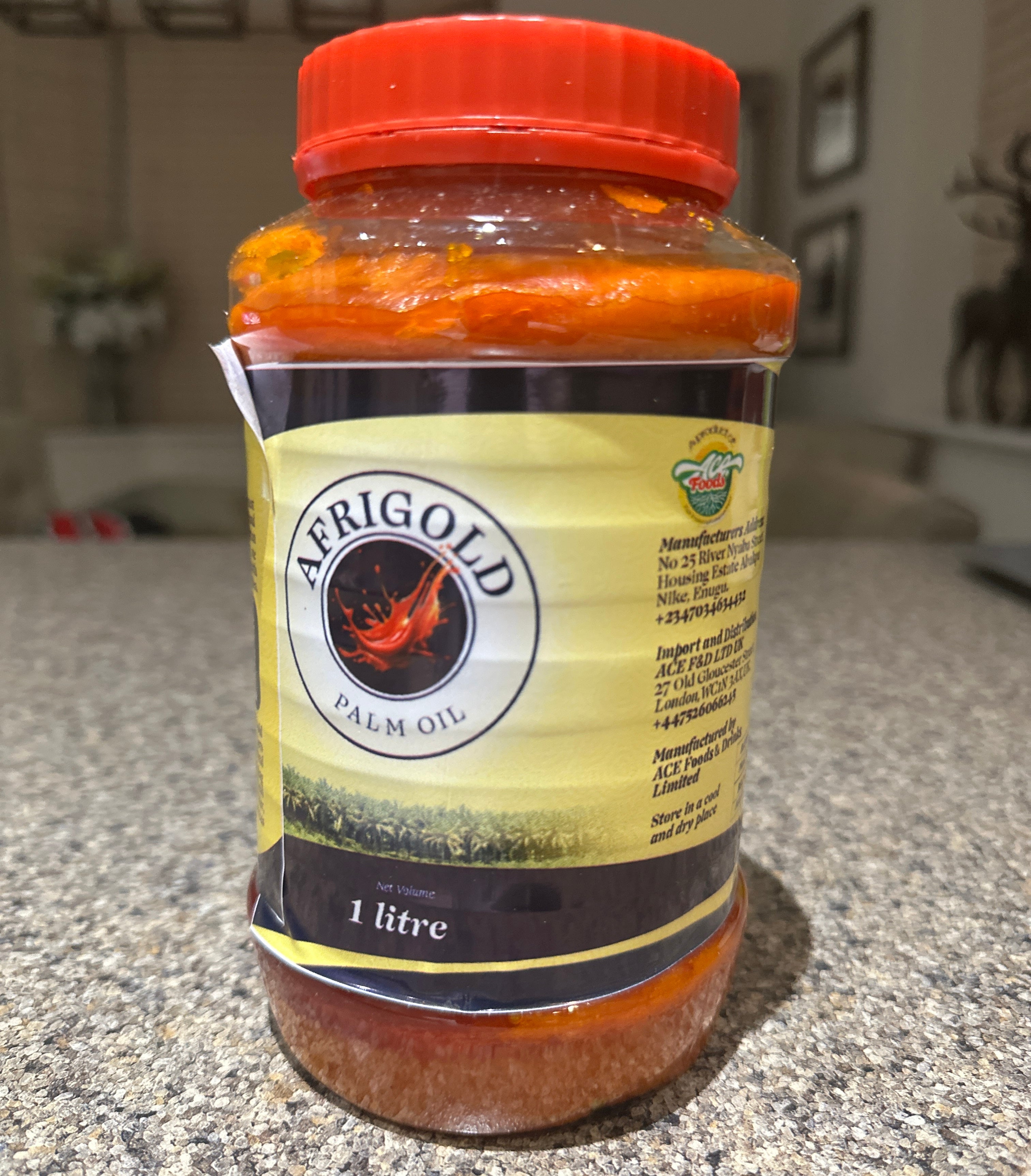 Afrigold Palm Oil - 1 Ltr